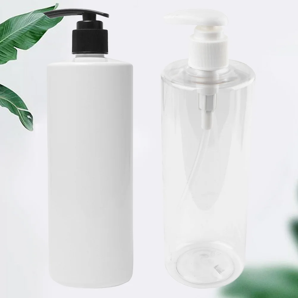 2 個の液体ボトルシャンプーディスペンサー詰め替えポンプボトル大容量ローションボトルハンドソープボディウォッシュエッセンシャル用