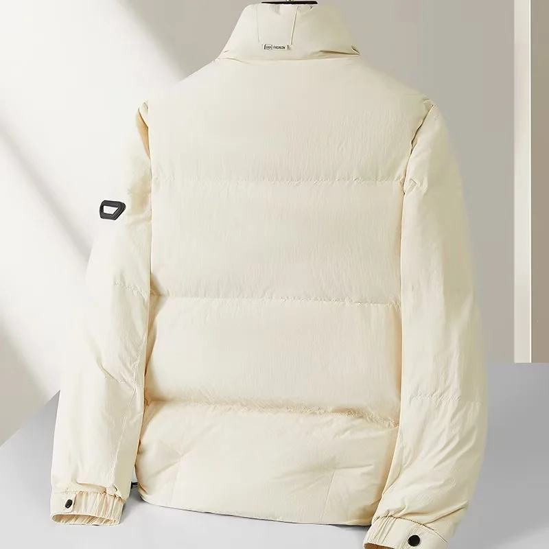2025 Autunno/Inverno Nuovo Piumino da uomo Piumino Contenuto 90% Tessuto di qualità Addensato Caldo Gioventù Piumino Pane Giacca