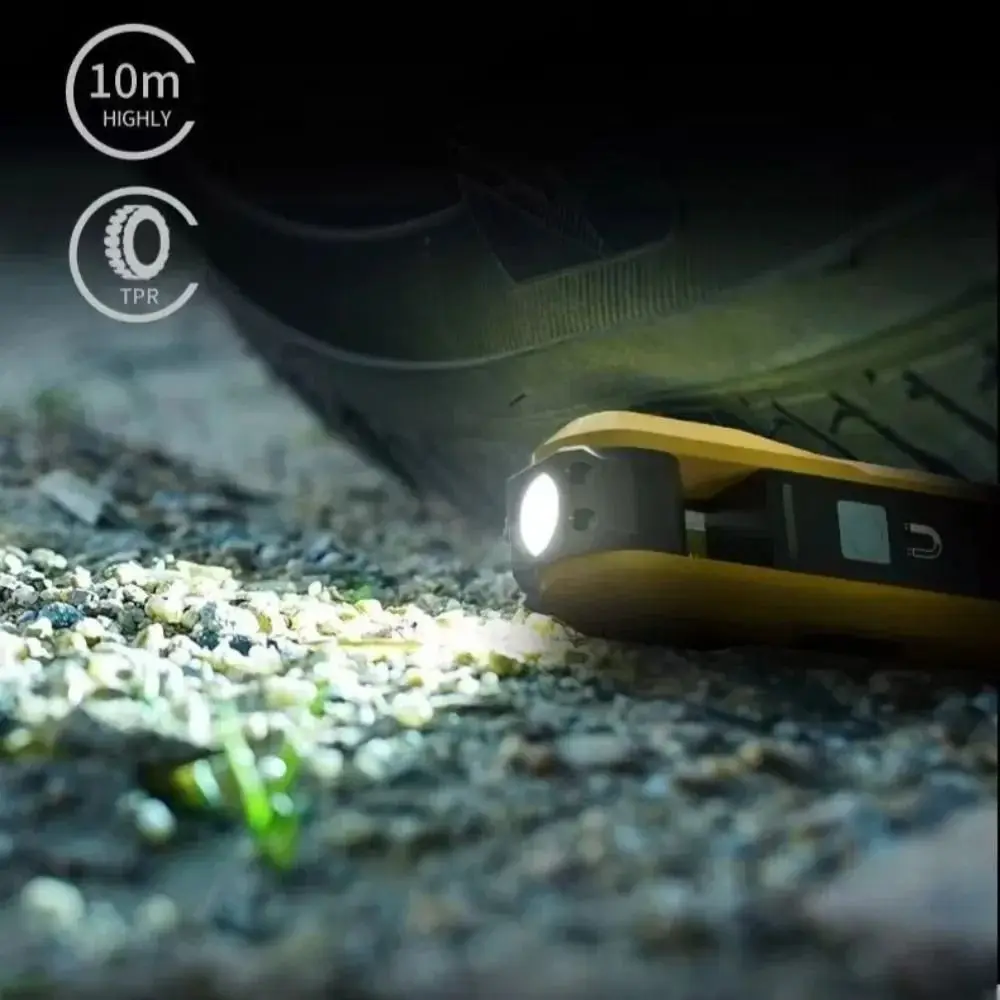 Multi-function Torch Work Lamp LED Flashlight Folding Inspection Lamp Portable Rechargeable COB Light Camping