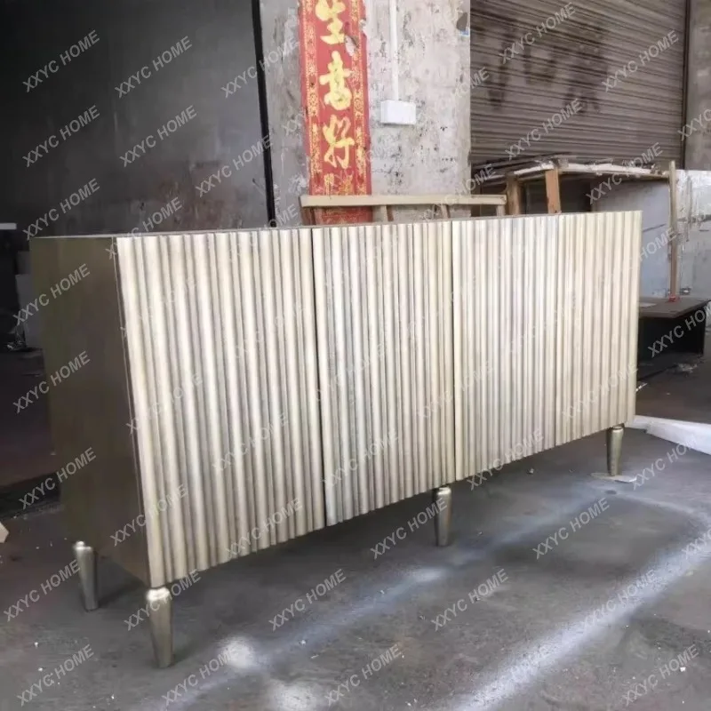 

Декоративный шкаф для обуви в неоклассическом стиле ML, современный шкаф для прихожей, модель для демонстрационной комнаты.