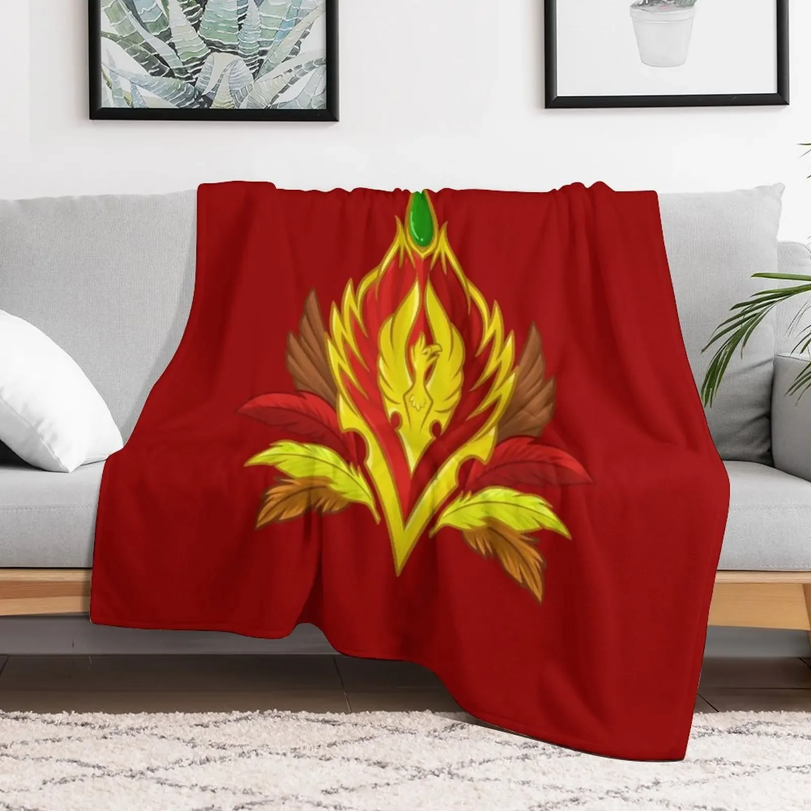 Blood Elf Crest Throw Blanket Breathable Lightweight Blanket for Adults Kids