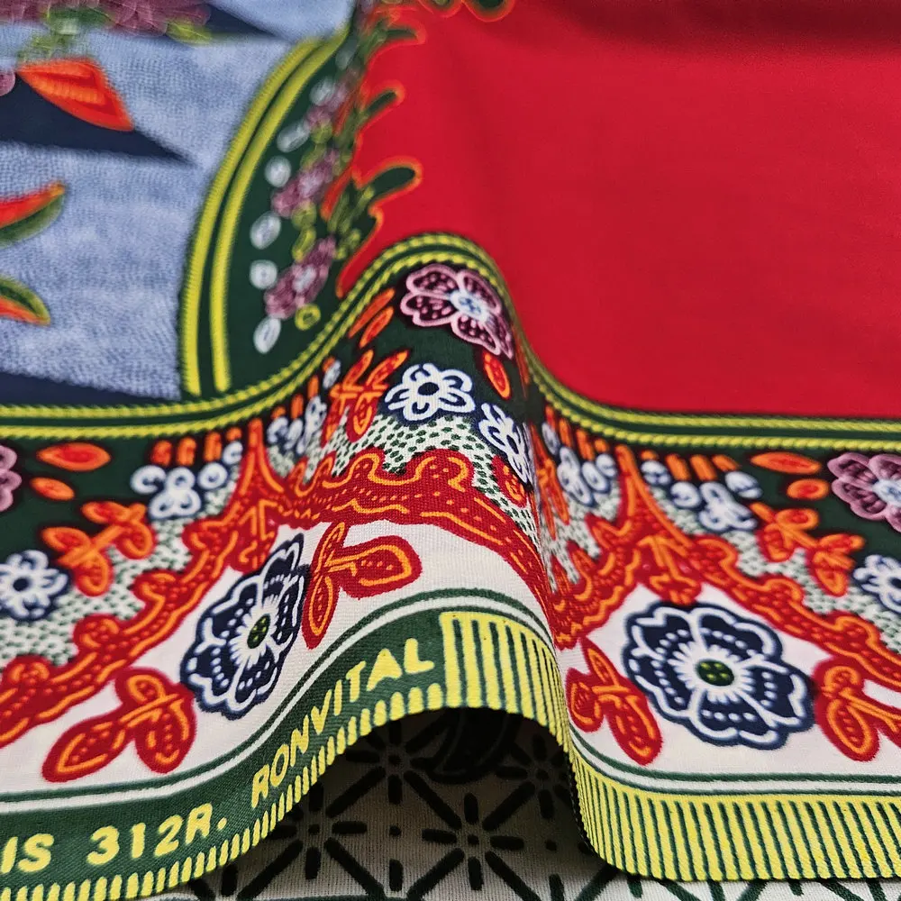 Super Java Wachsblock-bedruckter Stoff, 100% Baumwolle, muslimische Kleidung, Textilien, zur Herstellung von Kleidern, Tüchern, Tischdecken, Heimdekoration, 6 Yards – Detail 8