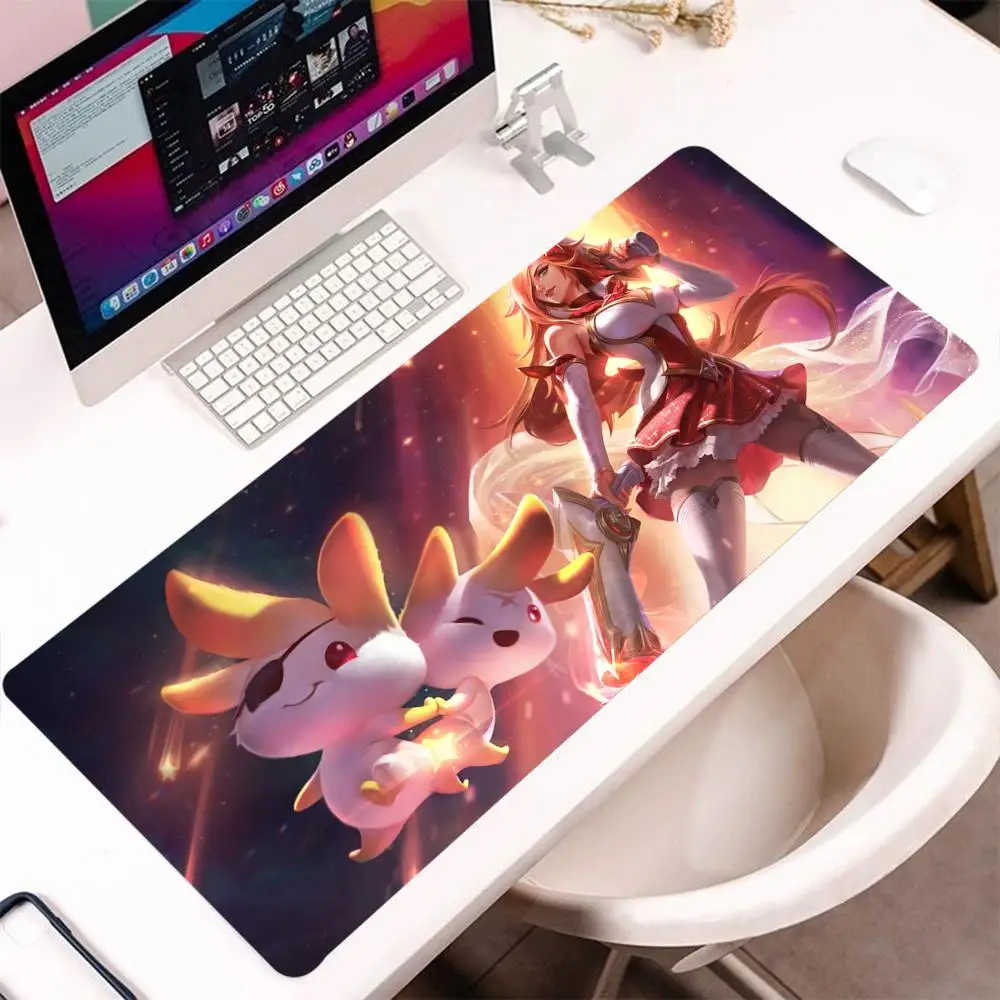 

League of Legends Popular Games Mouse Pad XXL 800x400mm Mouse Pad Large Computer 90x40cm Laptop Non-slip Keyboard Desk Mat Mouse