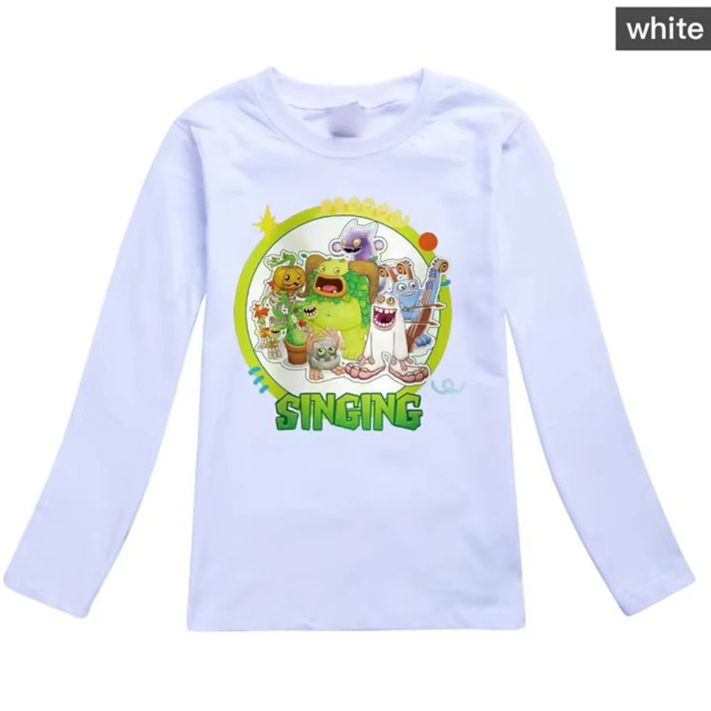 Summer MY SINGING MONSTERS T Shirt Kids Funny Casual Street Fashion T-shirt Children Boy Girl Clothes Cool Tshirt Tops Tees 2-16