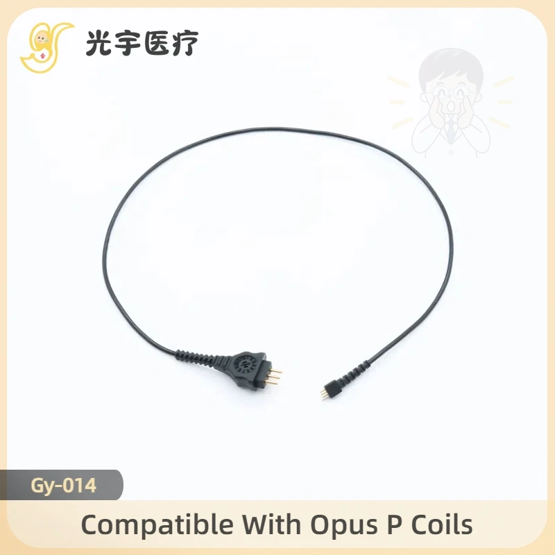 

Coiled Cable Compatible With Opus P Cochlear Implant Processor