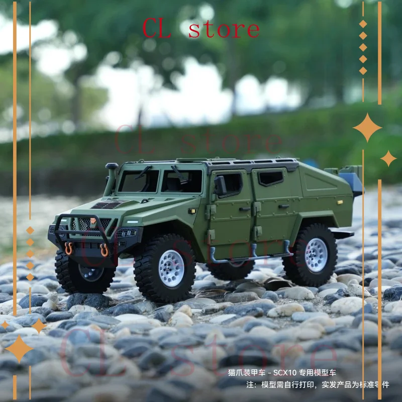 For Tuozhu 3D Printing Creative Model Component Cat Paw Armored Vehicle - SCX10 Screw Pack