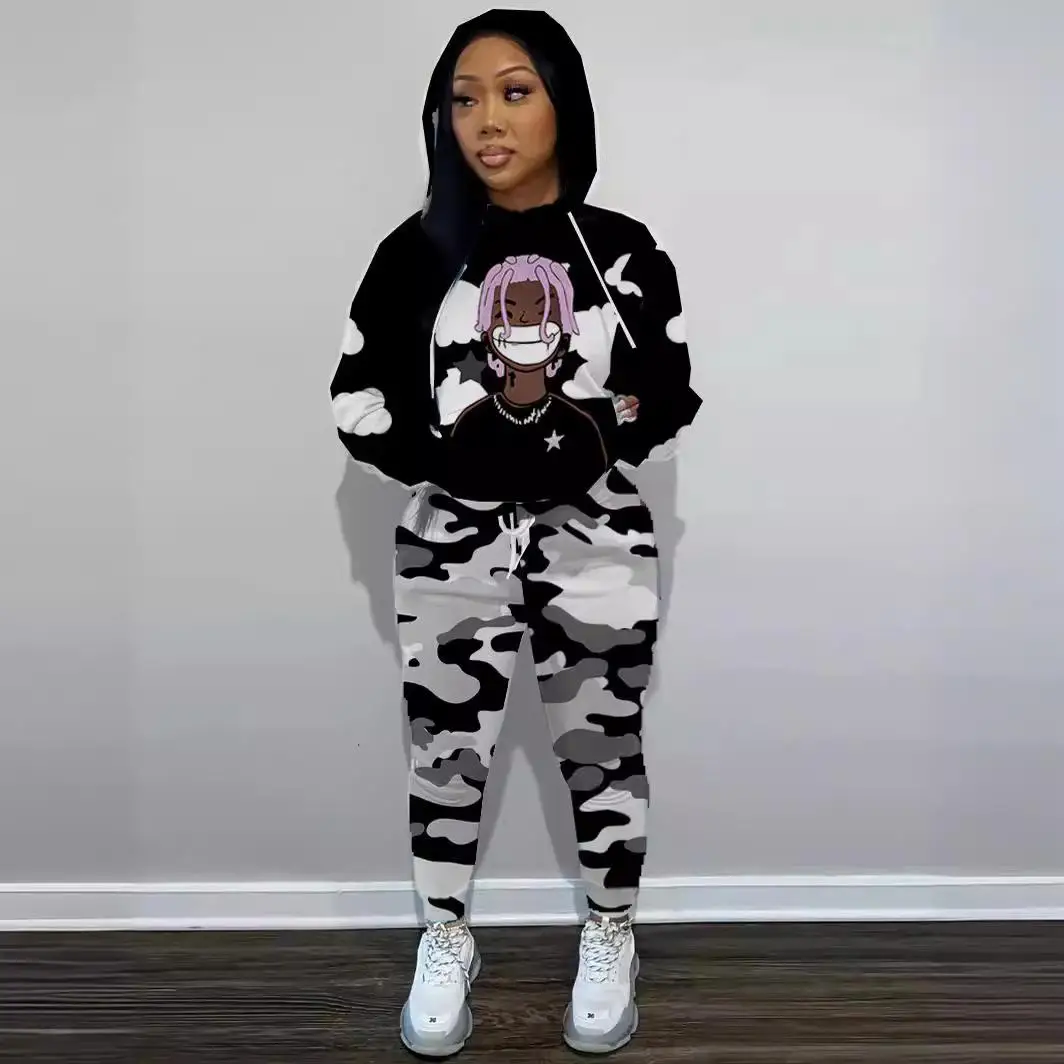 

Женский комплект с толстовкой с капюшоном, повседневный, удобный, в японском стиле, тонкий, зимний, модный, брендовый, унисекс, простой в уходе, головной убор в комплекте