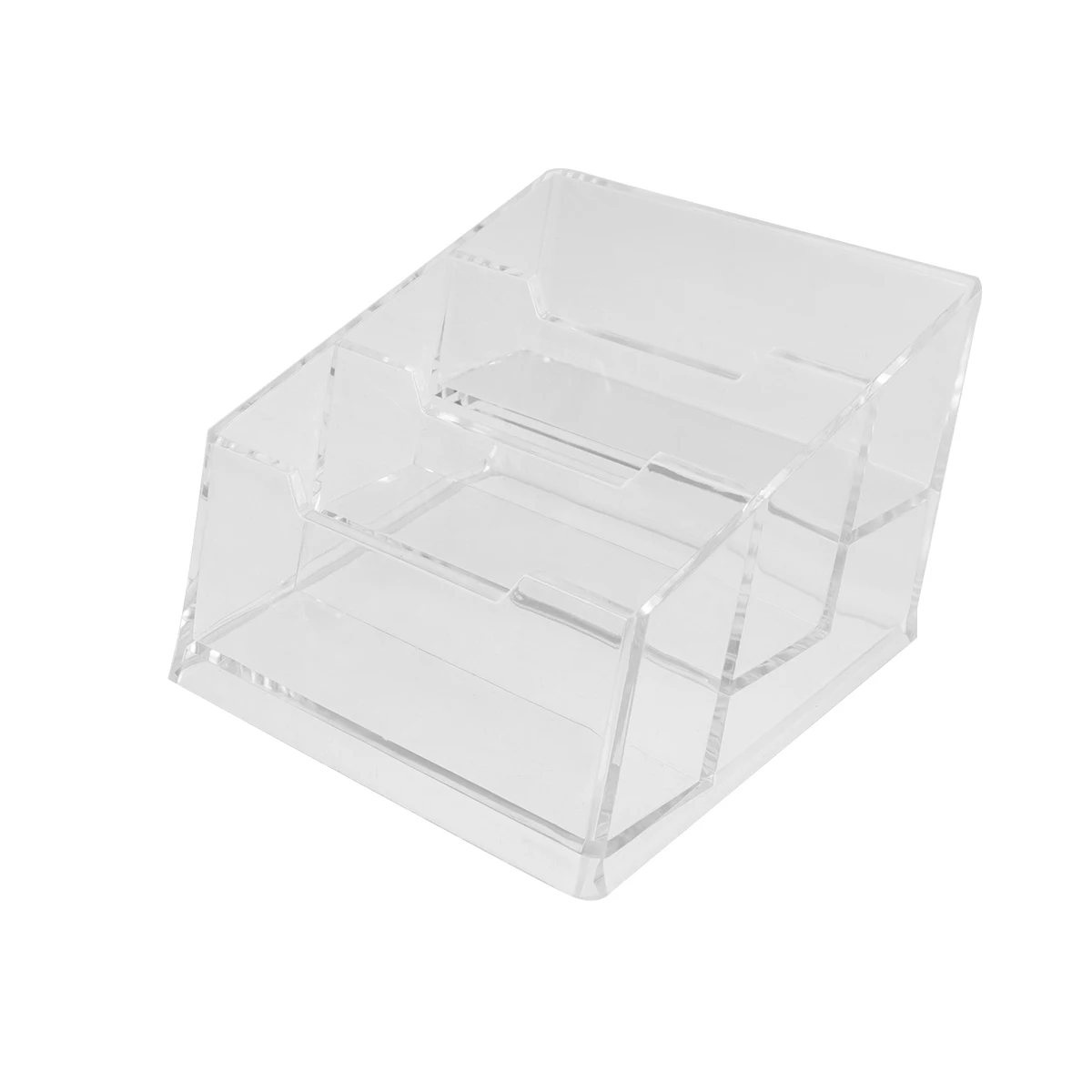 

Transparent Acrylic Holder Holder Desk ganizer Cards Box Safe Storage Box Office Business Storage Container Use