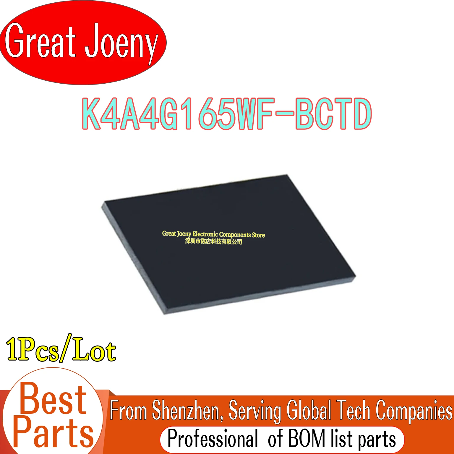 

100% New Original K4A4G165WF K4A4G165WF-BCTD SDRAM DDR4 4Gb IC Chipset BGA-96