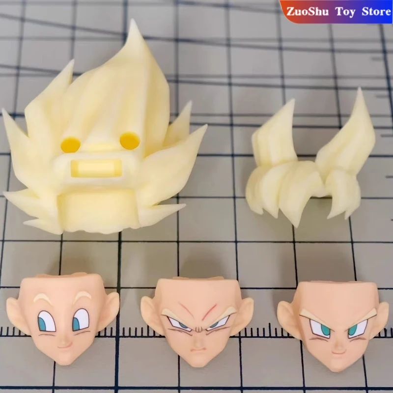 

KO Reproduce Dragon Ball SHF Full Power Son Goku Headsculpt Action Figures Accessories Kit No Box Anime Collectible Toys