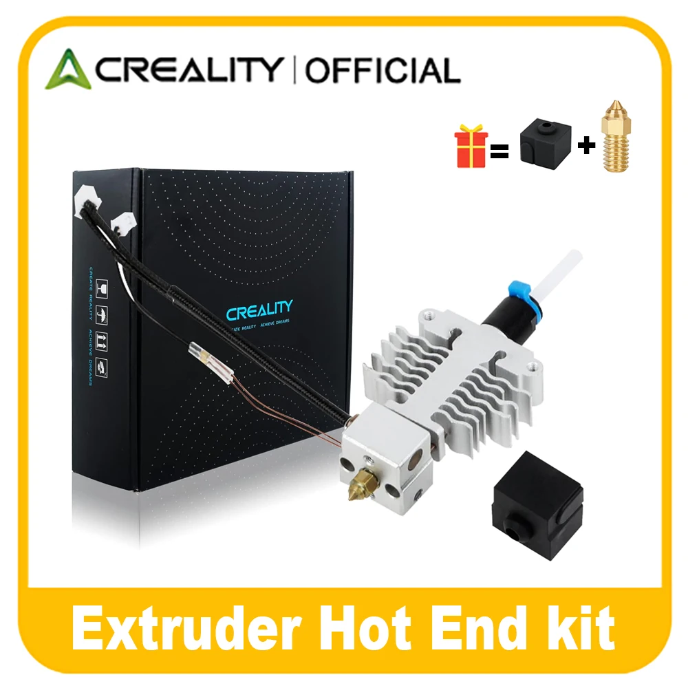 

Creality Ender 5 S1 Extruder Hotend Kit Replacement High Temperature High Speed Complete Nozzle Hot End Kit 3D Printer Parts