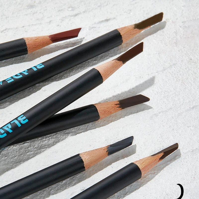 ดินสอเขียนคิ้ว machete แบบคลาสสิค แกนแข็ง กันน้ํา กันเหงื่อ ติดทนนาน ไม่ซีดจาง และเป็นธรรมชาติ