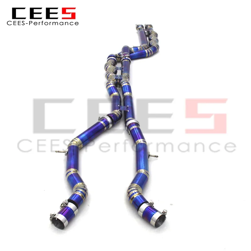 نظام عادم CEES لسيارات BMW M3/M4 F80 F82 F83 S55 3.0T 2014-2019 نظام عادم أنبوب متوسط الطول متساوي الطول