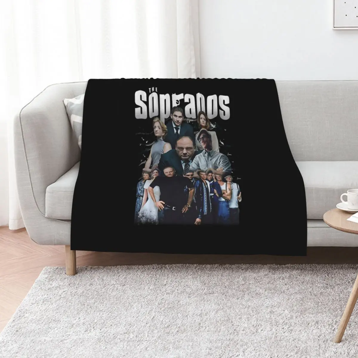 The Sopranos Homage Throw Blanket Nap for babies Luxury Designer Cute Softest Sofas Blankets