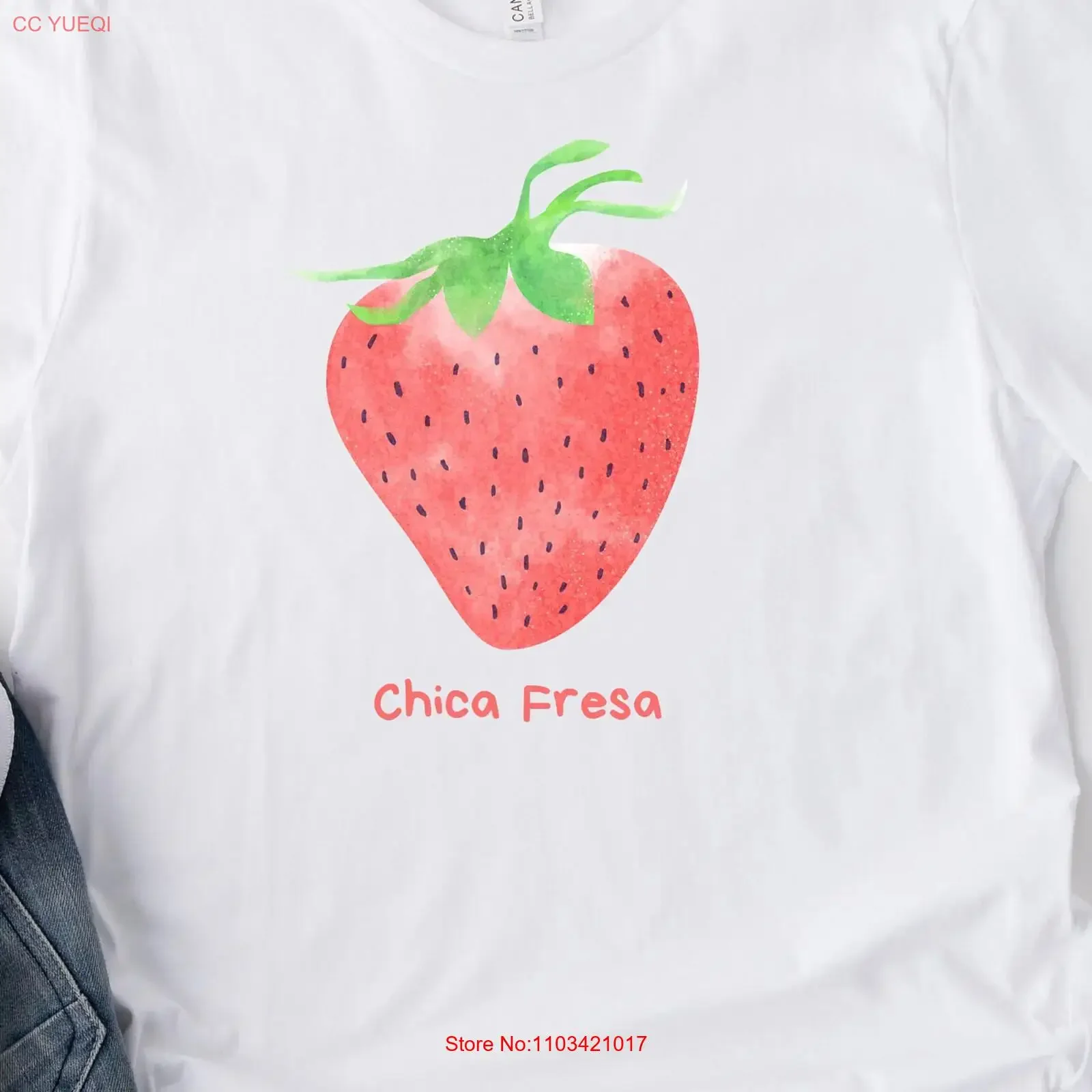 Camiseta divertida de chica con eslogan en español guatemalteco, estilo Chica Fresa, linda para ideas de camisetas, para chicas, mujeres, Mamá, estilo vintage lavado.
