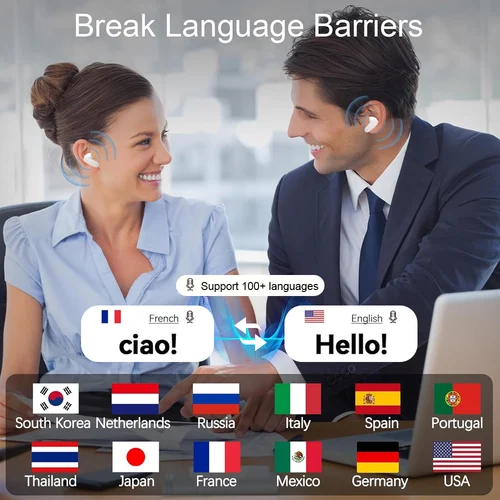 Imagen 2 del producto Lenovo thinkplus-auriculares inalámbricos con Bluetooth, cascos estéreo HiFi con micrófono, graves profundos, para videojuegos