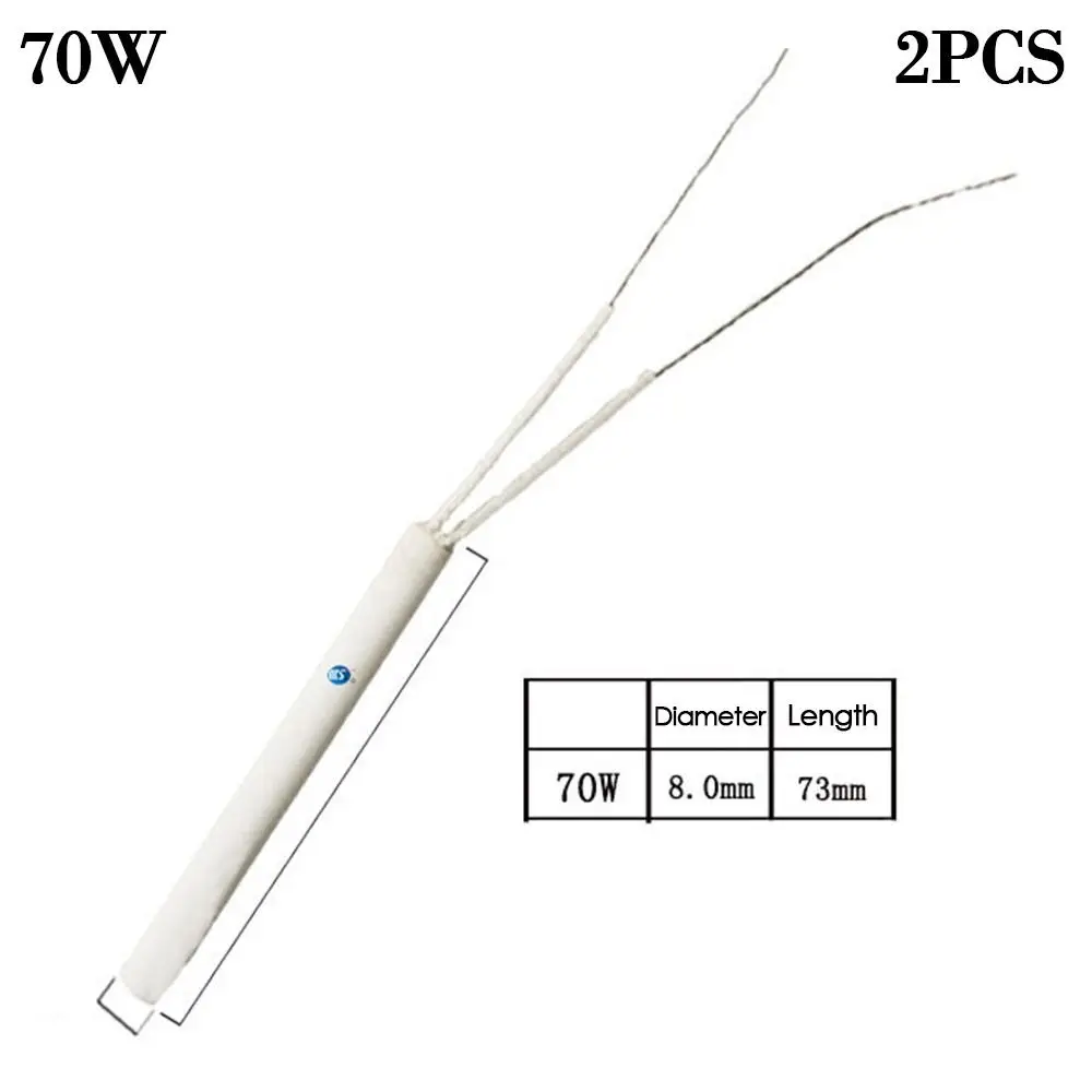 2pcs 1321 1322 1323 Heating Tool Solder Iron Station Heating Element Ceramic Heater Core Soldering Iron Heating Tool Adapter
