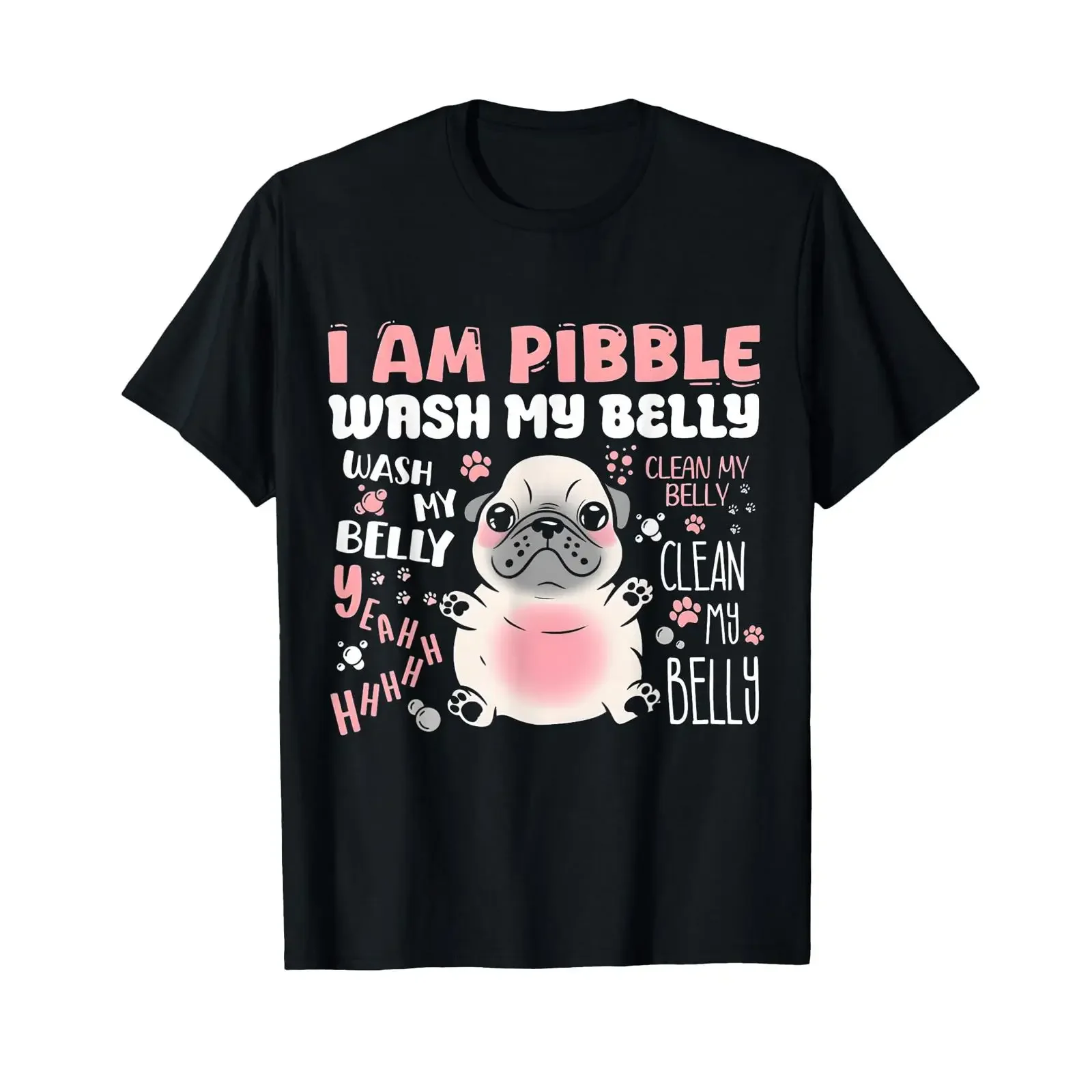 T shirt with German text Ich Bin Pibble Wasch Meinen Bauch vintage Washed Unisex Stylish Top For Everyday Wear fashion