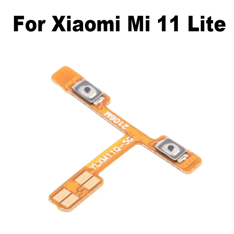 

Гибкий кабель для Xiaomi MI11 MI 11 Lite 4G 5G громкости питания Кнопка включения/выключения замена гибкого кабеля