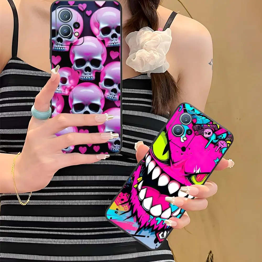 Anime Pink Skull Mo…