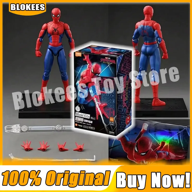 In Stock Blokees BND Spider-Man Champion Class Brand New Day Spiderman Model Kit Spider Man Action Figure Collectible Gift Toys