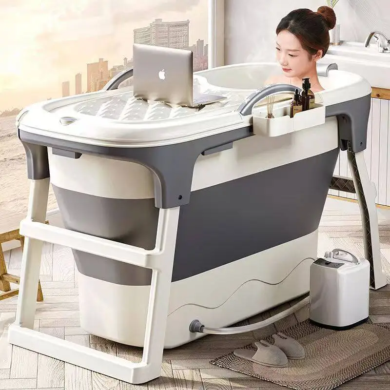 Xinjiang free shipping bath bucket adult foldable household tub adult sweat steaming large bathtub children's