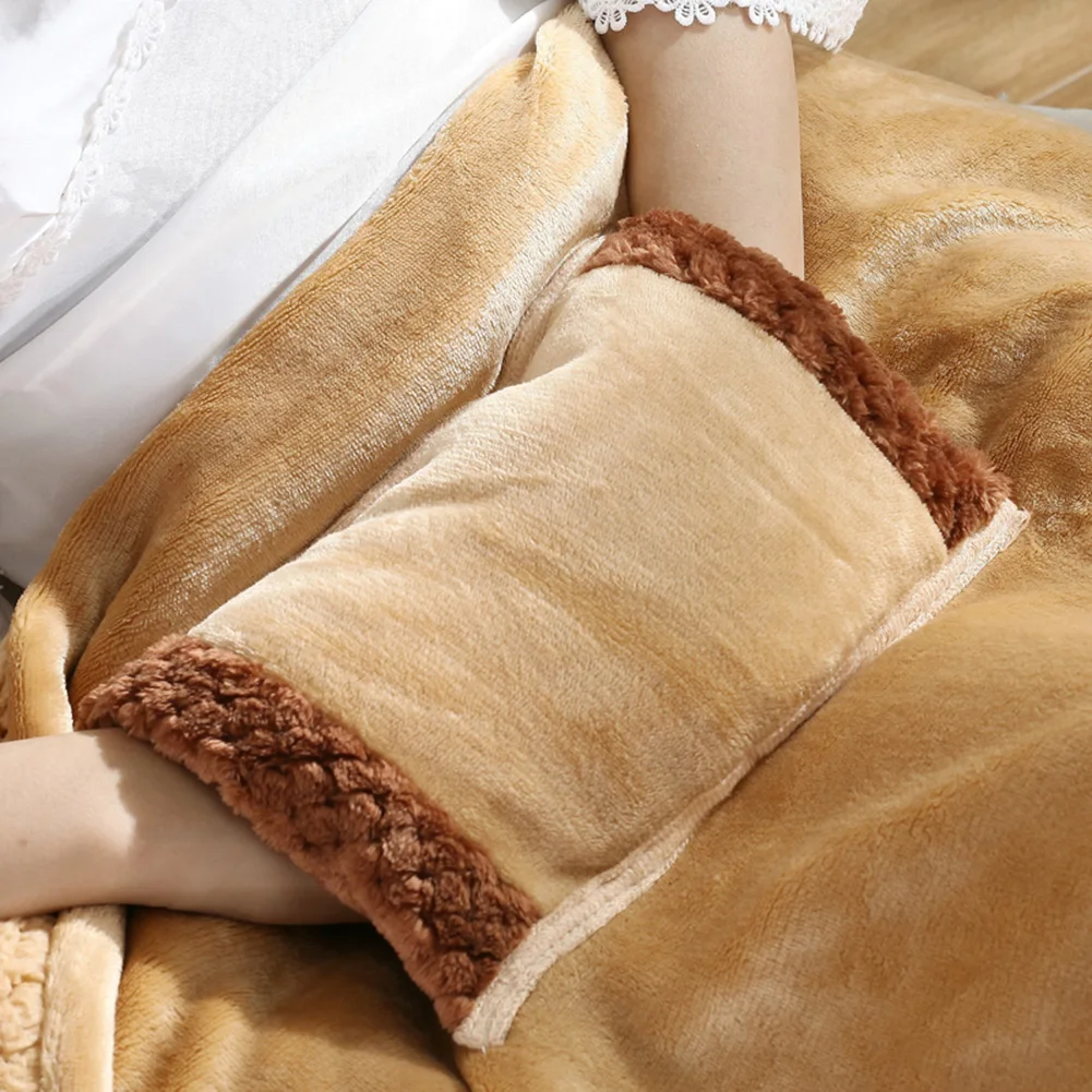 Wearable Heating Electric Blanket Shawl 5v USB Fleece Throw Blanket Adjustable Rope Warm Carpet Fast Heating for Outdoor Home Of