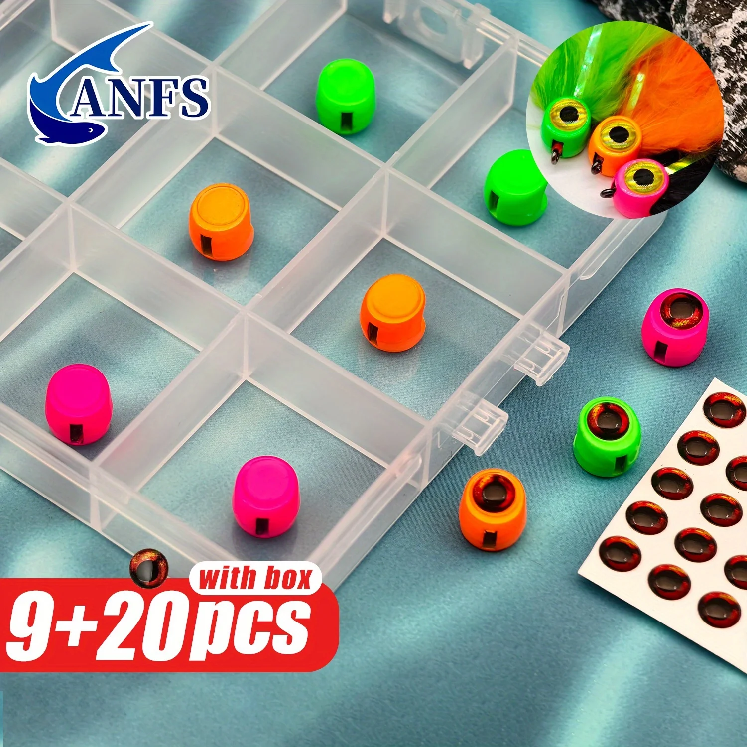 Anfs 9Pcs Metal Fly…