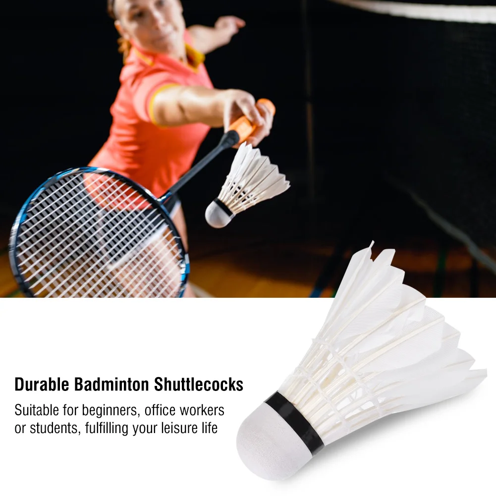 3Pcs Durable Badminton Shuttlecocks For Outdoor Indoor Ball Sport Training Entertainment