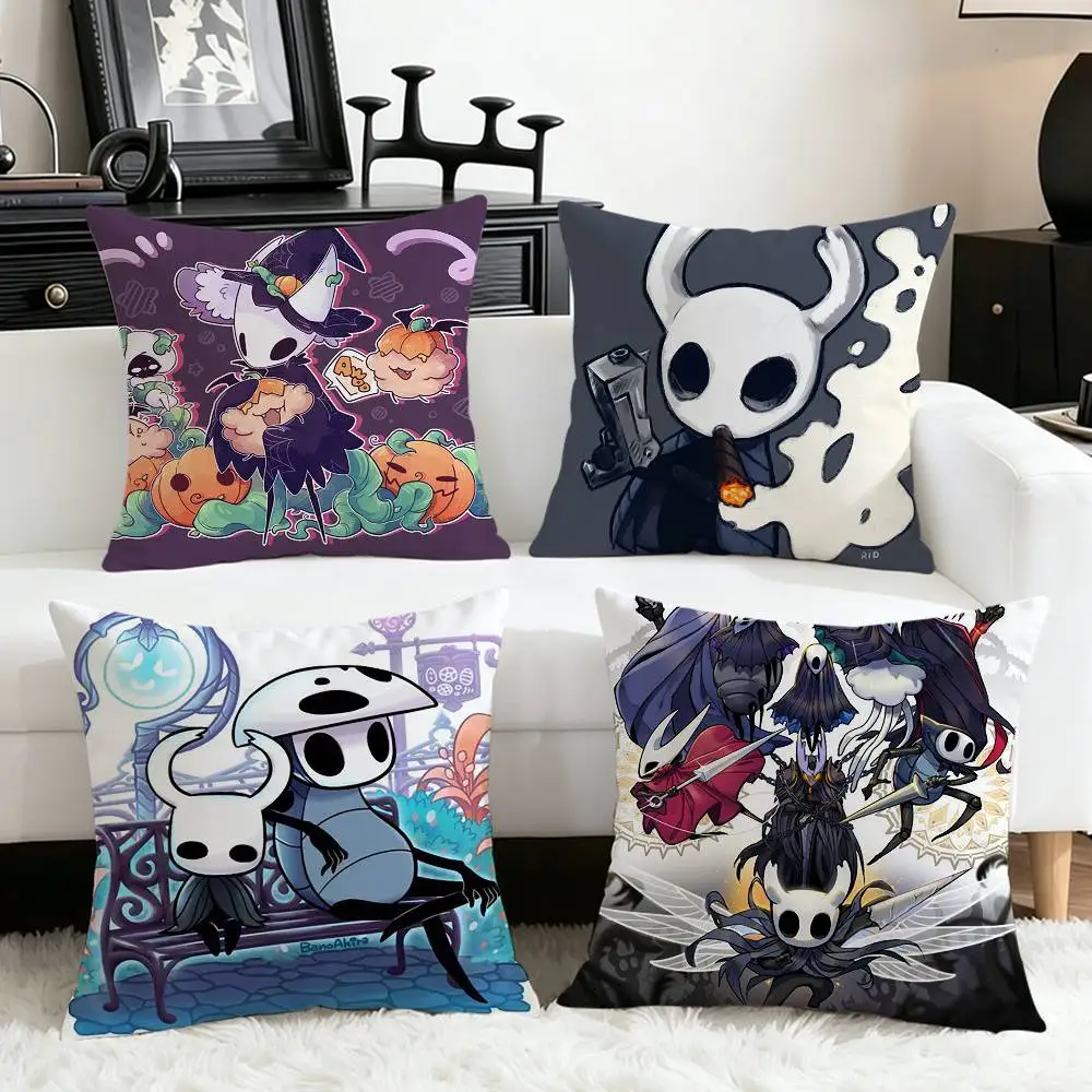 H-Hollow Game K-Knight Various Sizes Square Pillow Case For Car Home Bedchamber Decor