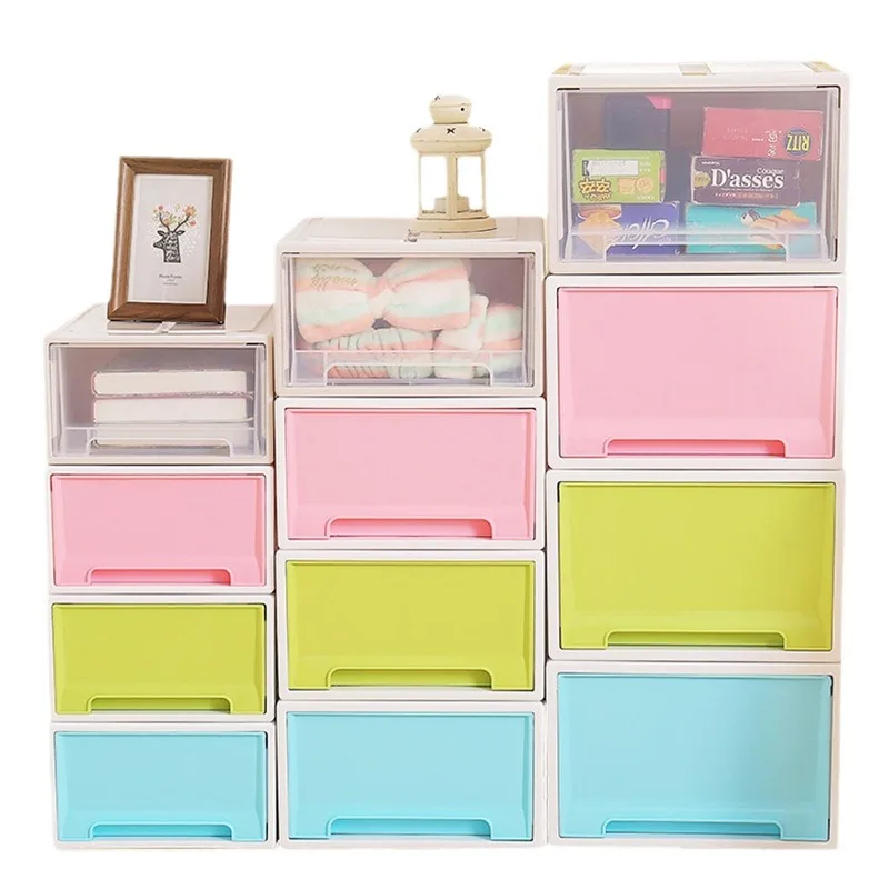 Thickened drawer storage box for household clothing and belongings, toy underwear storage box, shoe box