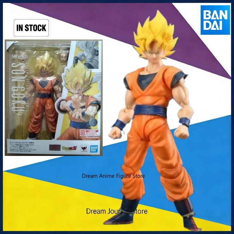 

В наличии Оригинальная подвижная фигурка Bandai SHF Сон Гоку Супер Сайян Full Power Dragon Ball Super Soul Limited, подарок