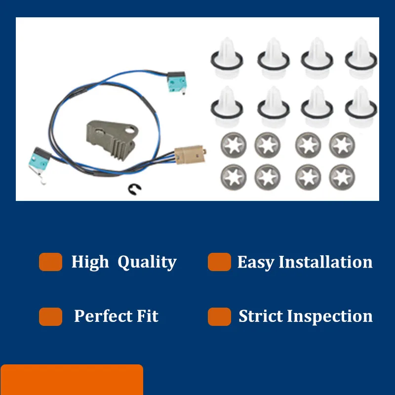 1016009-00-C For Tesla Model S Door Handle Upgrade Repair Kit Microswitch Harness Handle Paddle 1042845-00-B w/Door Panel Clips