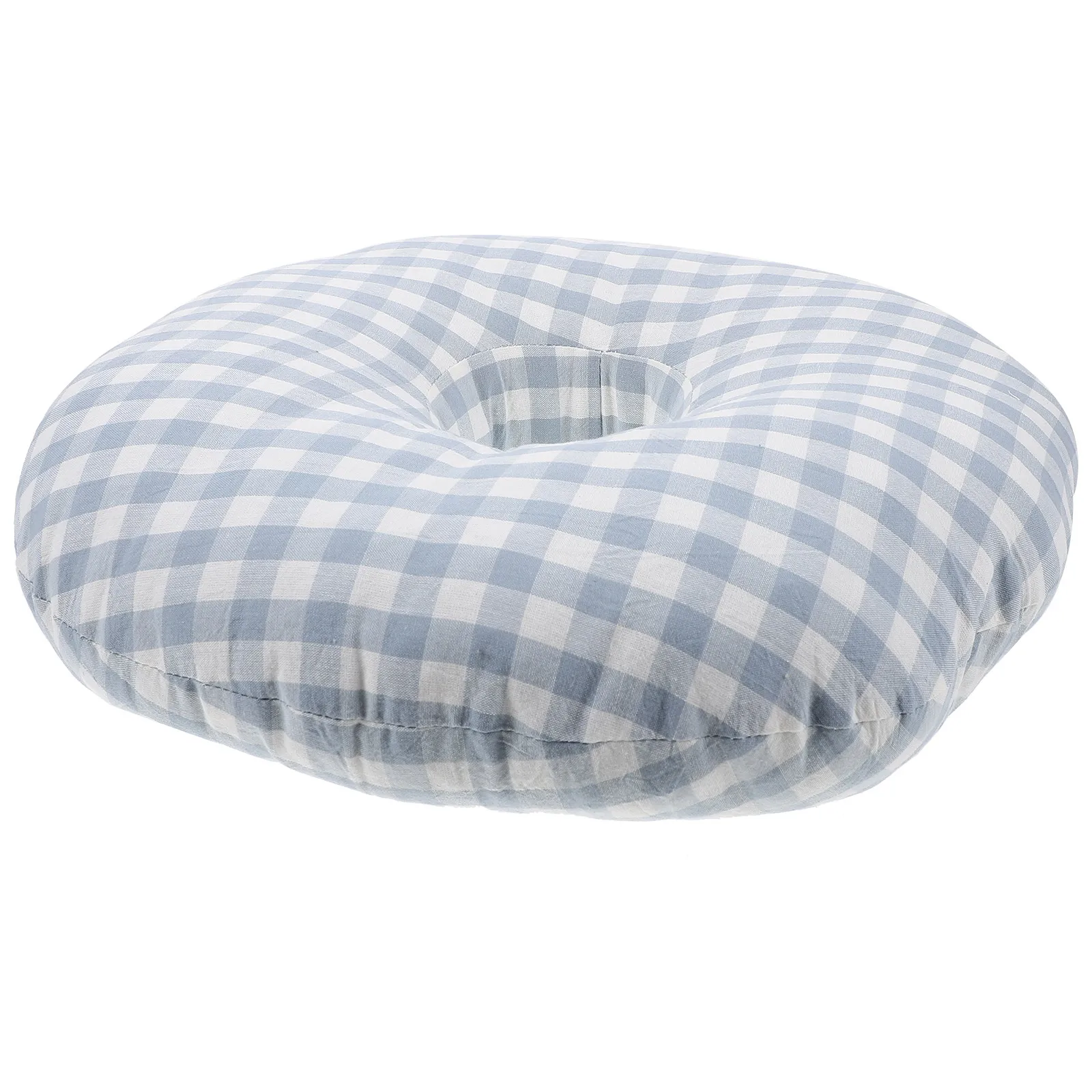 Ear Piercing Pillow Comfortable Supple Side Sleeping Cushion Cotton Stuffed Breathable Ear Hole Design Pain Relief for Home
