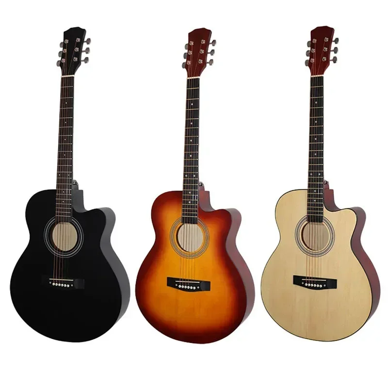 40-Inch folk practice piano missing guitar, beginner acoustic guitar