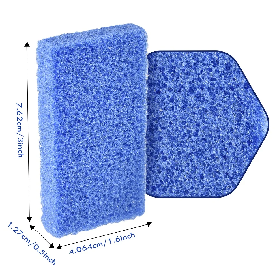 40 Uds almohadilla de pómez para piel muerta azul desechable removedor de callos de pómez herramientas de pedicura depurador de pies