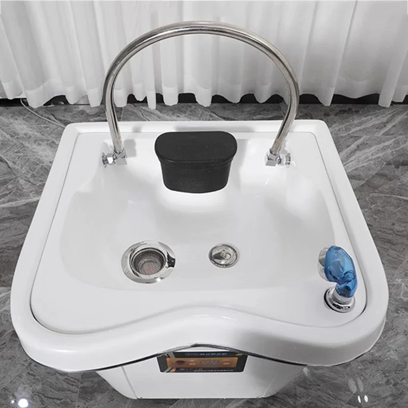 Japanese Head Spa Bed Barbershop Beauty Headspa Commercial Shampoo Massage Chair Hair Washing Meuble Coiffure Salon Equipment