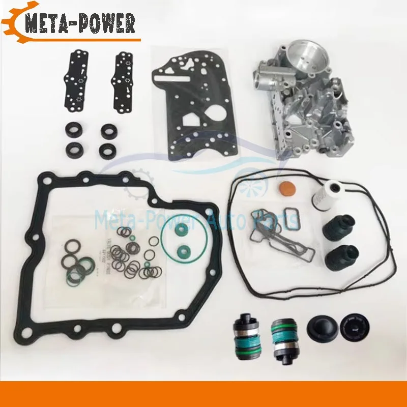 

DSG 0AM Full Set DQ200 Auto Gearbox Rebuild Kit Valve Body Accumulator Housing Filter Improved Piston For VW AUDI Passat Skoda