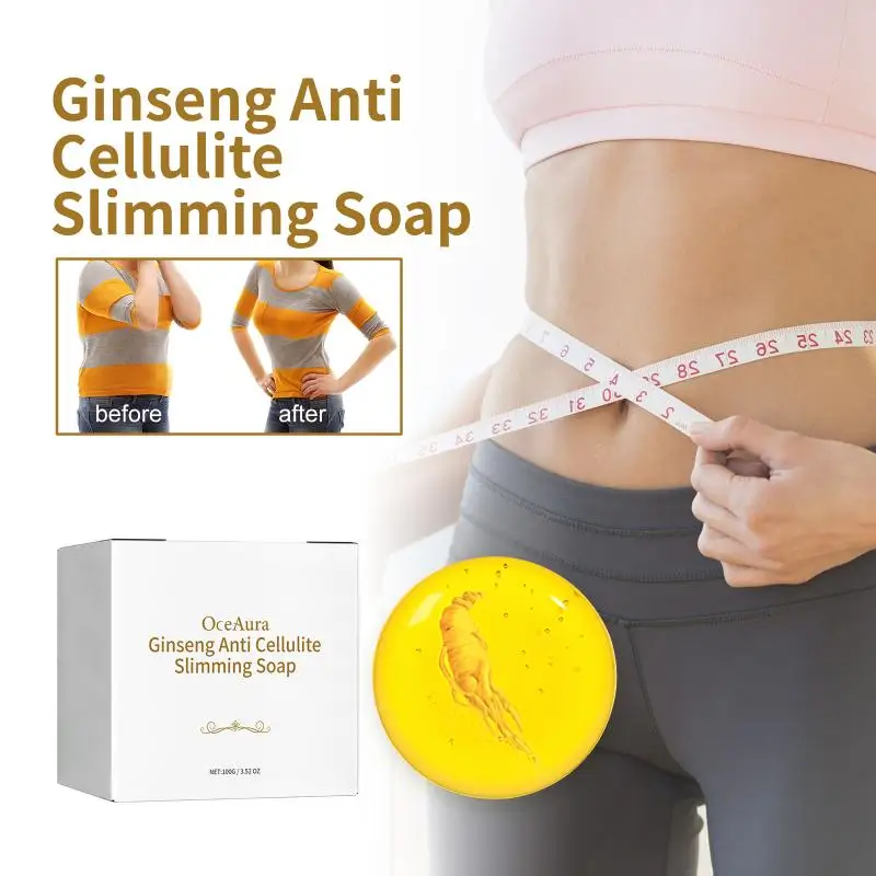 

Мыло для тела OceAura с женьшенем для похудения, глубокого очищения, питания и упругости кожи, для ежедневного использования