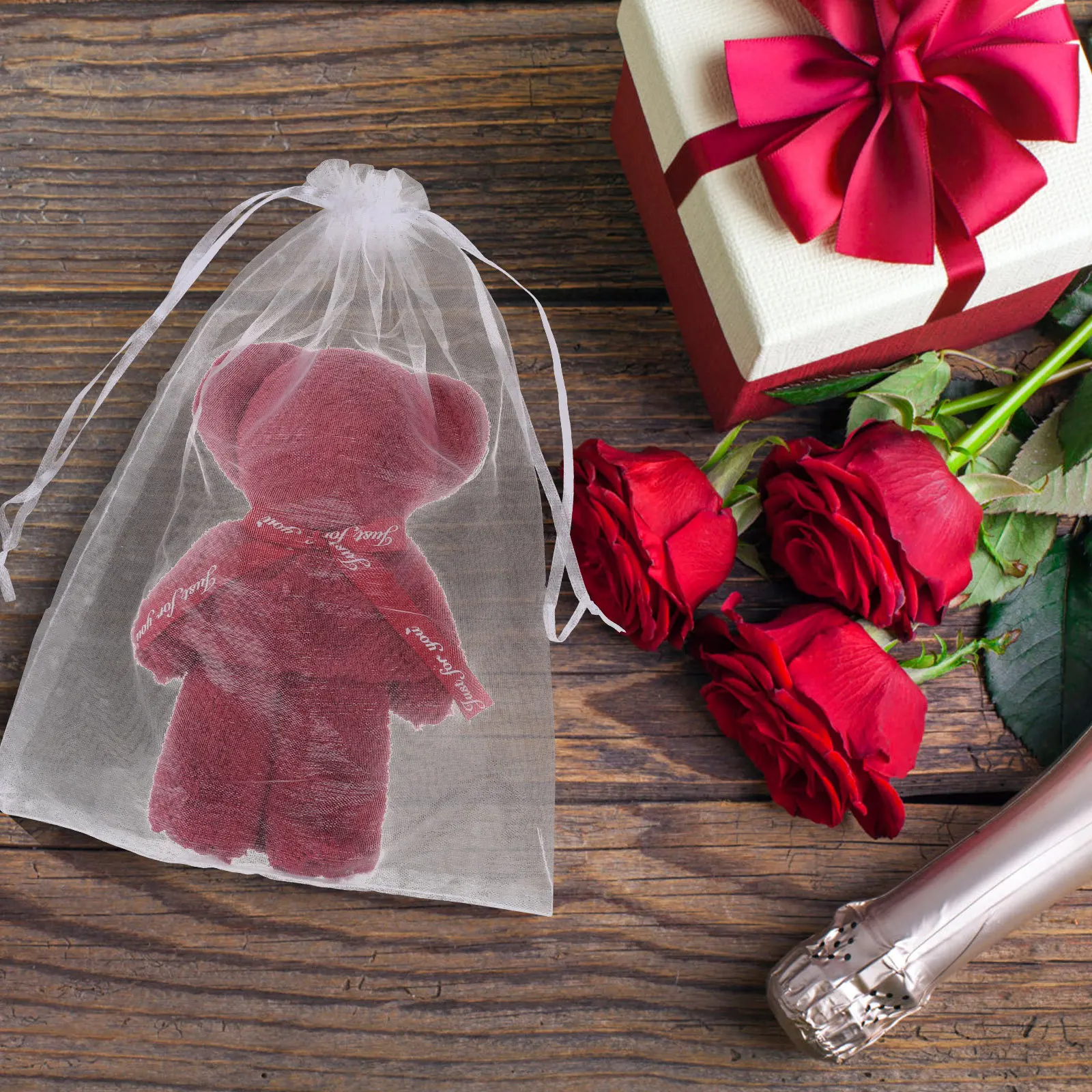 

1Set Bear Shaped Towel Cartoon Style Lovely Hand Towel Thick Cotton Comfortable Skin Friendly Gift Adorable Washcloth