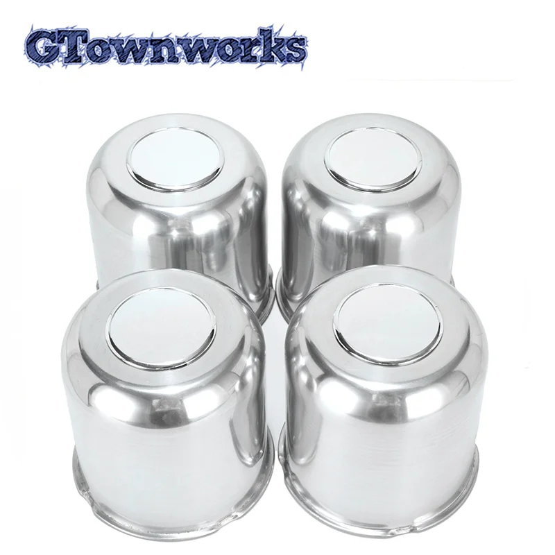 

GTownworks 1/4pcs 108mm Aluminum Push-Thru Center Caps For Truck SUV RV Wheel Rim Car Styling Modification Wheel Cap Accessories