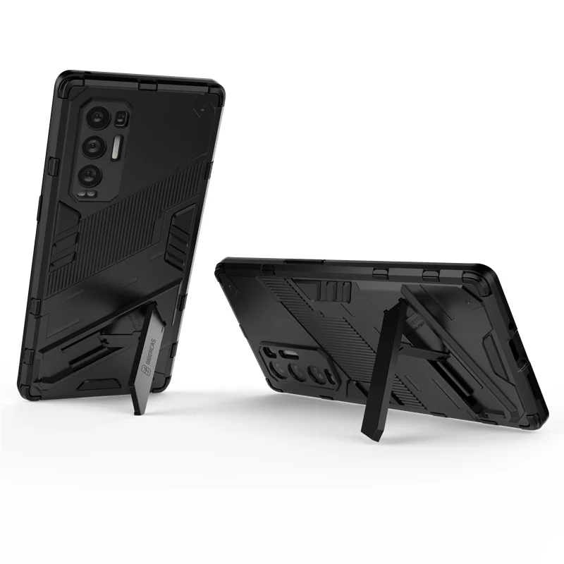 For Case OPPO Find X3 Neo Cover For Find X3 Neo Capas PC Punk Stlye Car Bracket Kickstand Cover For Find X3 Pro Neo Lite Fundas