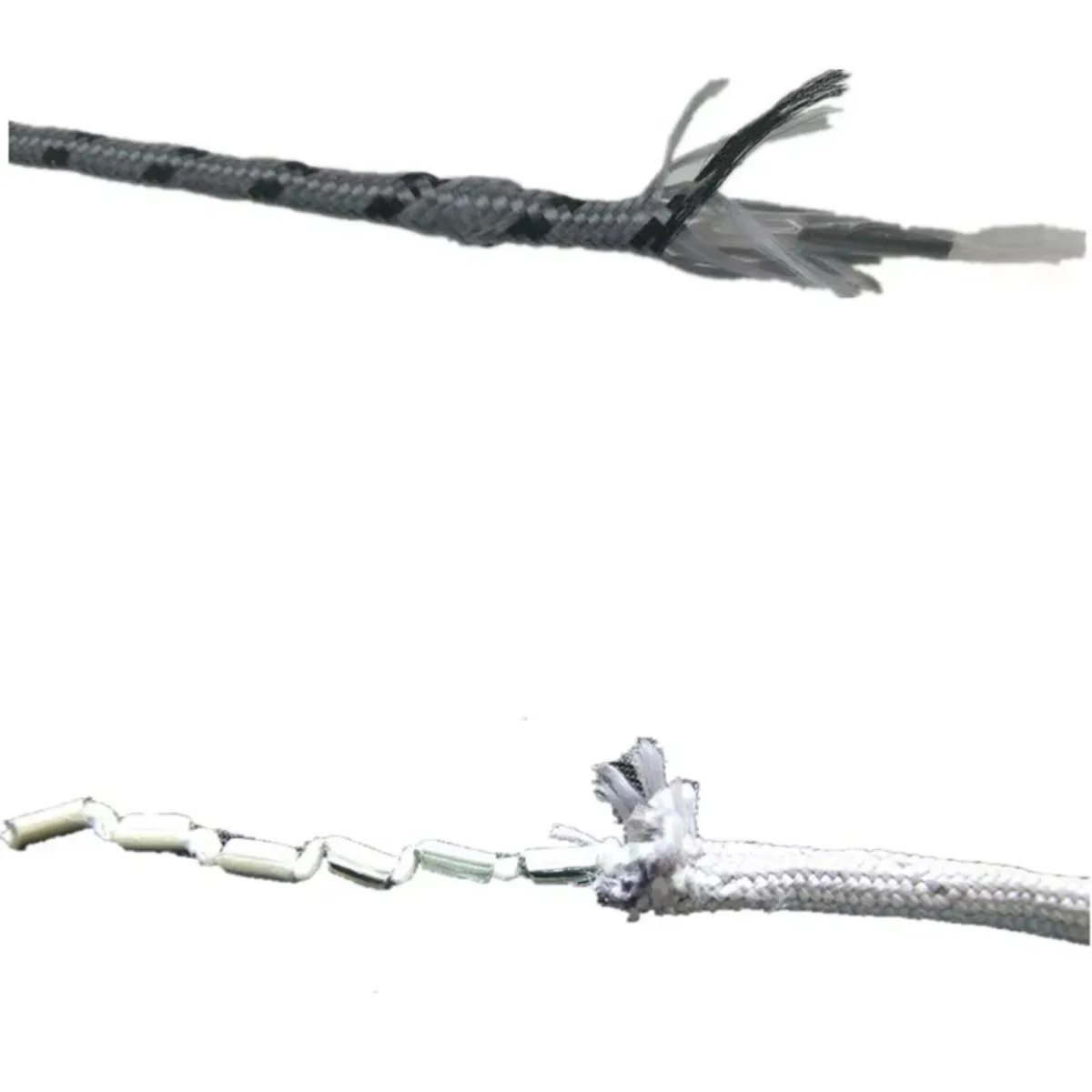 Rope Wrapped Sinker For Fishing Gill Net Anti-entanglement Weighted Fishing Net Accessories Rede de Pesca Fish Gear 50m to 100m