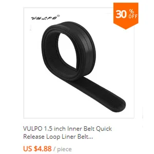 VULPO 1,75 Zoll/4,3 cm Taktischer Gürtel im Ronin-Stil, zweilagiger Molle-Gürtel, Jagd- und Airsoft-Kampfgürtel, Herren-Taillengürtel – Detail 3