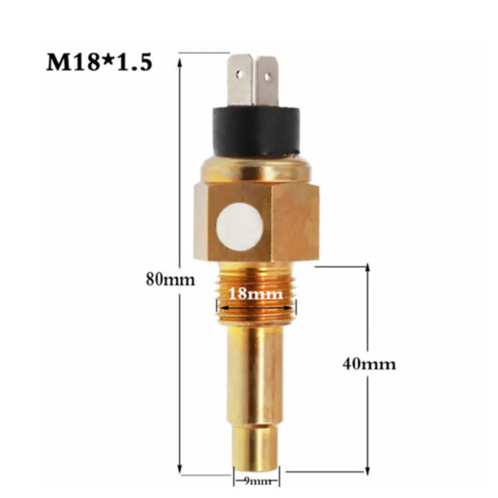 Universal Water Temperature Sensor M14/M16/MI8 Thread Fit For Water Temperature Gauge Meter Car Boat Marine