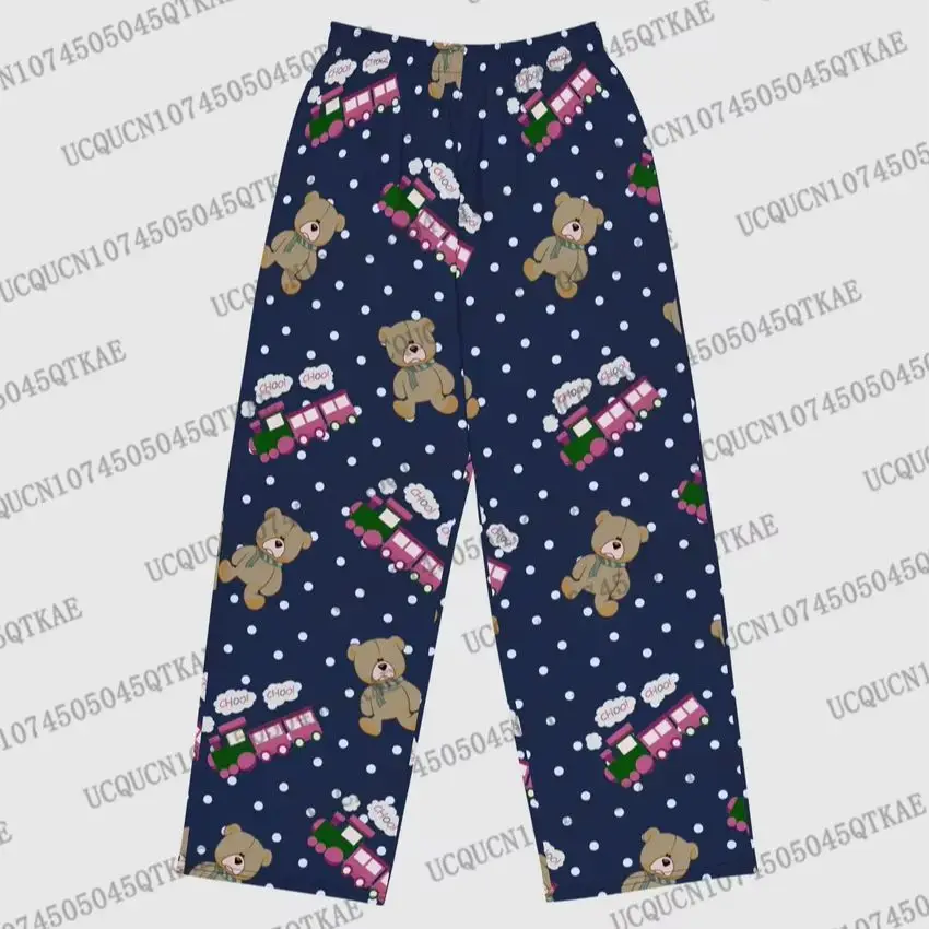 KPop شيطان الصيادين منامة 2025 KPop شيطان الصيادين الدب ثلاثية الأبعاد طباعة موضة عادية السراويل الطويلة لخريف طفل/الكبار بنطلون #6