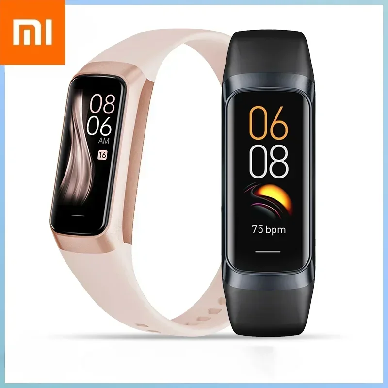 

Xiaomi Amoled Smart Watch Men 2024 Smart Band Women Heart Rate Blood Smartwartch Waterproof Smart Bracelet Sport Fitness Tracker