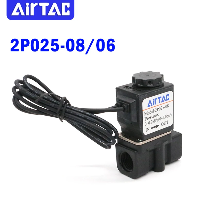 AIRTAC Solenoid Valve 2P025-08/06 Original Passenger Fluid Electromagnetic Switch Control Valve 2P02508BIG
