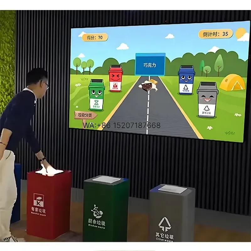 Wmwmnu Interactive Ecological Educational Games Immersive Museum Environmental Protection Equipment for Kids Science