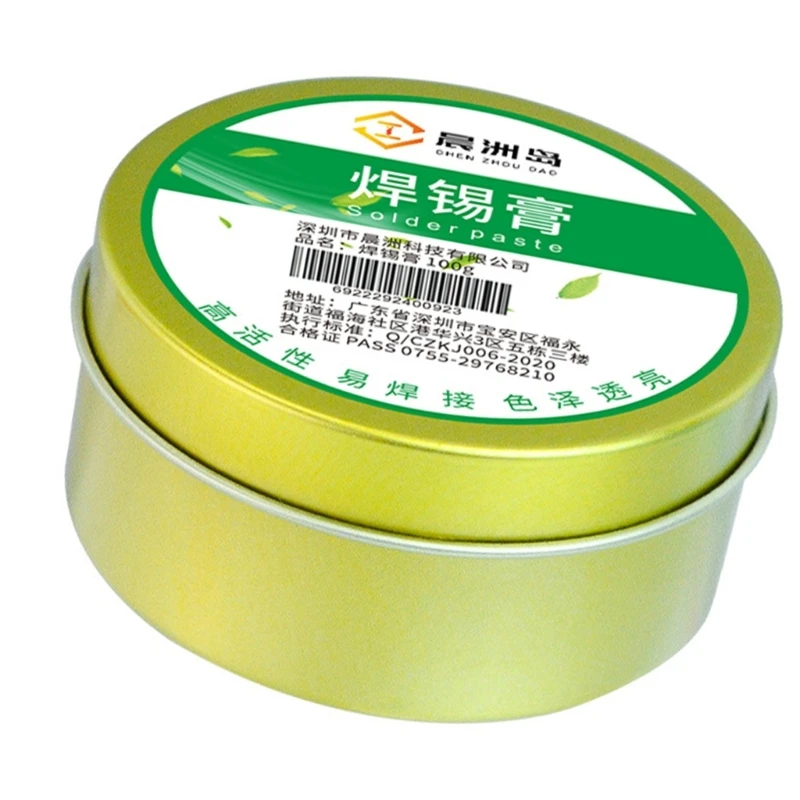 Leadfree Soldering Pastes for Accurate Electronic Metal Working, Circuit Board Welding, PC Card Repair Safe Formula